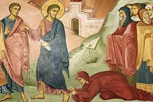 Чуда Господа ИСУСА Христа – Исцељење жене од течења крви