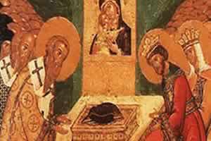 Полагање ризе Пресвете Богородице