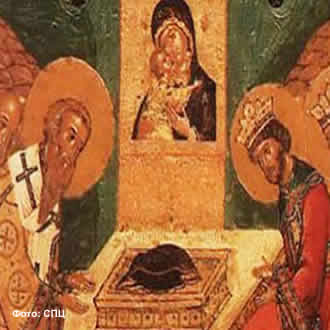 Полагање ризе Пресвете Богородице