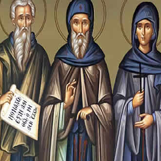 Преподобни Исакије, Далмат и Фауст