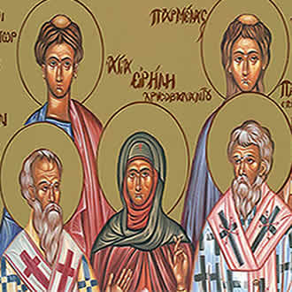 Свeти апостоли Прохор, Никанор, Тимон и Пармен
