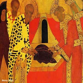 Полагање појаса Пресвете Богородице