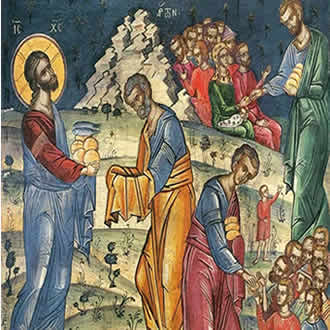 Христос храни 5000 људи