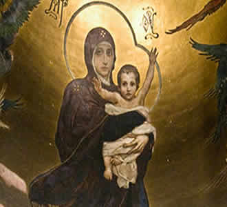 Јављање Богородице градитељима Владимирске Саборне цркве