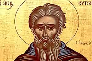 Преподобни КИРИЈАК Отшелник – Михољдан