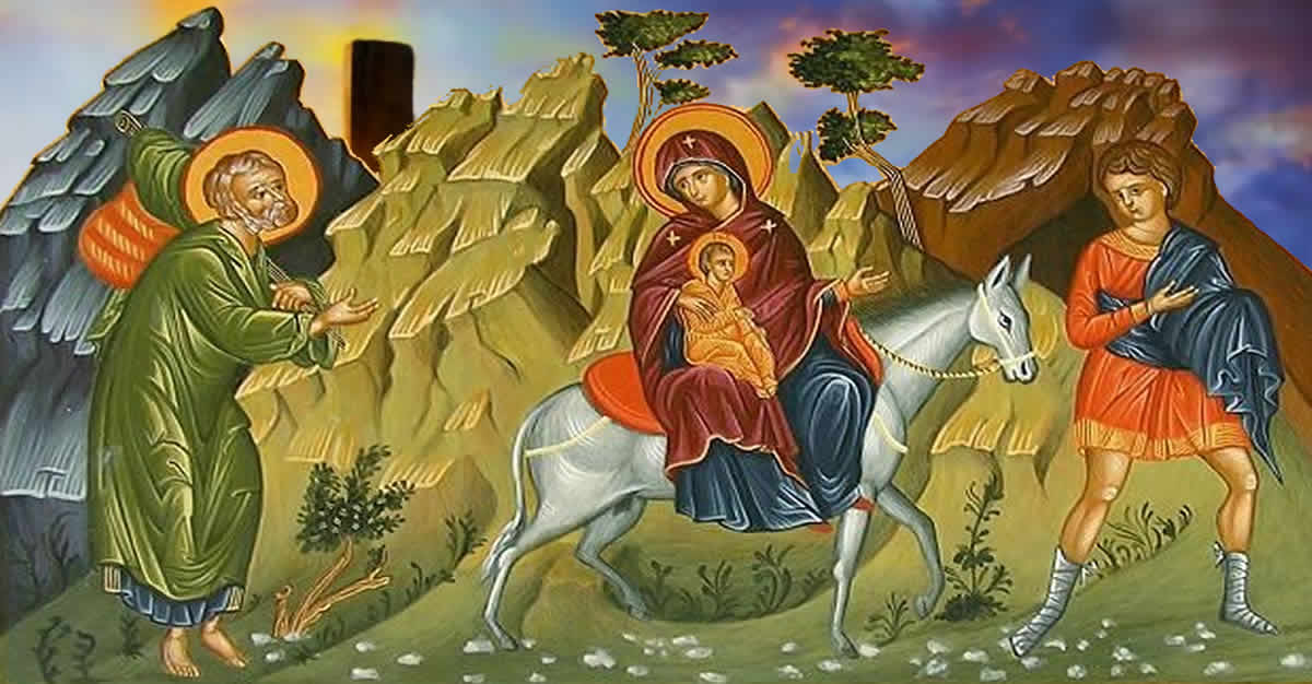Повест о бекству Богородице са Богомладенцем у Египат
