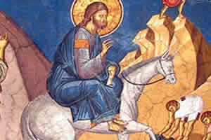 Улазак Христов у Јерусалим - Цвети