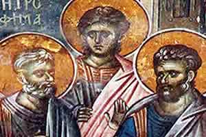 Свети апостоли Аристарх, Пуд и Трофим